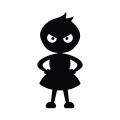 3d little human cartoon character  illustration