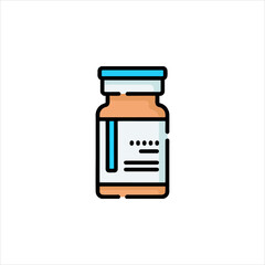 bottle of medicine