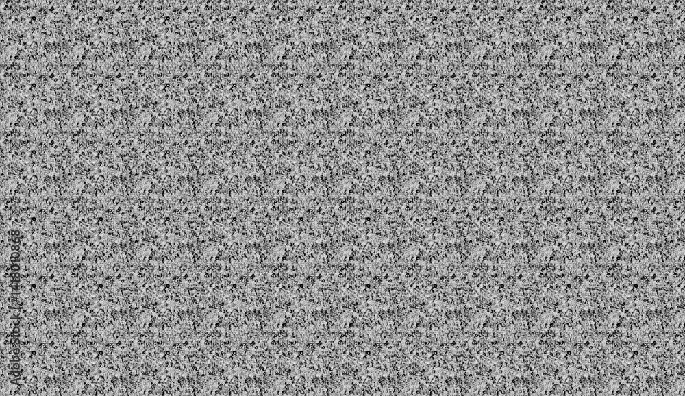 Poster seamless texture with small black and white details creating an abstract and repetitive visual effec