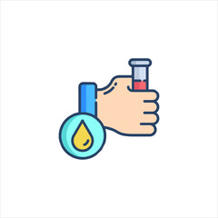 hand holding water bottle