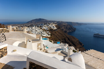 Santorini - La vista sulle scogliere di Imerovigli