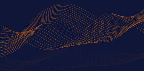 Flowing dot particles wave pattern in blue green gradient colors. Cyber data particles. Modern technology background. A Calming Visualization Of Data In Motion. Big data stream. neon light colours