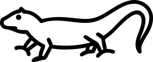 vector illustration of a fox