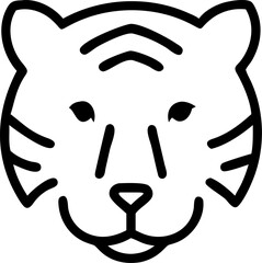 black cat with a smile