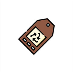 mobile phone with tag