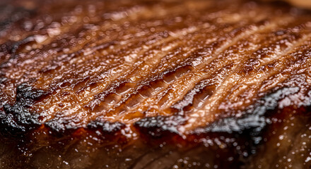 Fototapeta premium Close Up Of Delicious Roast Duck Skin Texture Detailed Macro