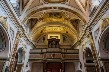 Sant’Elena Sannita, Molise, Italy. Church of St. Michael the Archangel