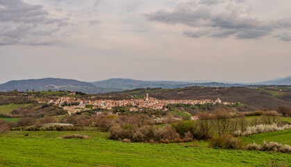 Sant’Elena Sannita, Molise, Italy. Spectacular spring views
