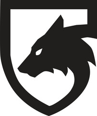 fox face logo template