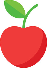 acerola cherry color vector icon