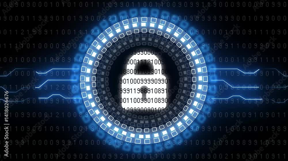 Poster cyber security, network protection and digital data with shield symbol digital concept. network, cyb