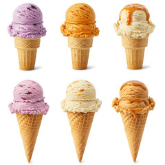 set of ice cream