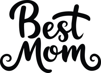 script font best mom with swashes