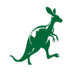 green kangaroo icon