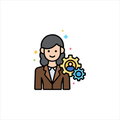 business man with speech bubble
