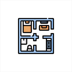 vector illustration of a computer icon