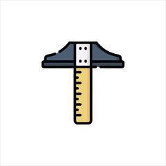 measuring tape isolated on white