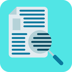 Finding single vector illustration icon