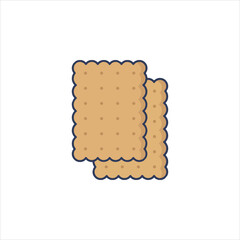 cookies on a white background