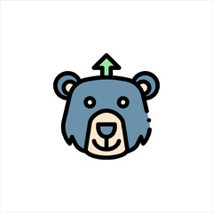 bear head vector
