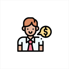 businessman with money