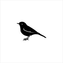 bird silhouette logo element