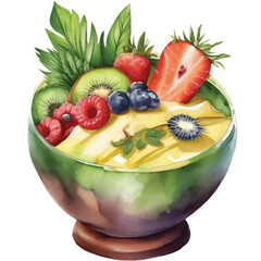 fruit salad with fruit