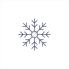vector snowflake icon