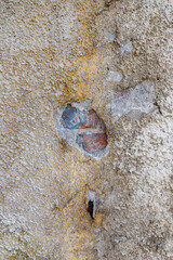 Grey-Beige Stone Wall Texture