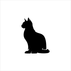 cat silhouette logo element