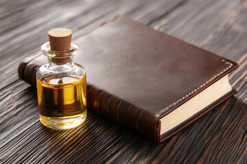 quiet reflection with anointing oil,