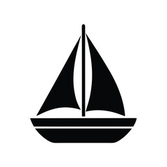 Sailboat Icon Vector Illustration