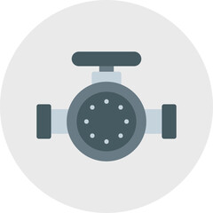 Valve II single vector illustration icon