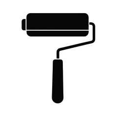 Paint Roller Icon Vector Illustration