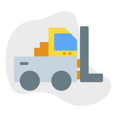 Loader single vector illustration icon