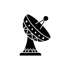 creative details Satellite dish icon Vector Illustration