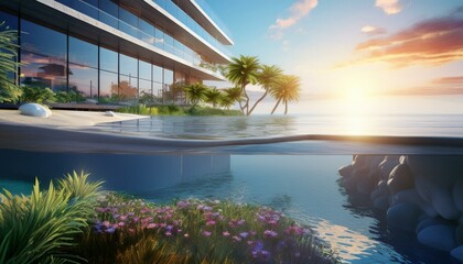 palm tree on the beach