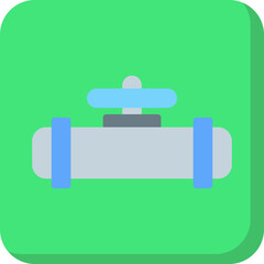 Valve I single vector illustration icon