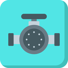 Valve II single vector illustration icon