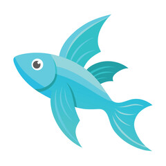 Naklejka premium vector illustration of a cartoon shark