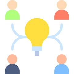 Executive Team single vector illustration icon