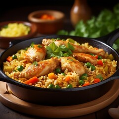 Arroz con Pollo &ndash; Reistopf mit H&auml;hnchen aus Lateinamerika