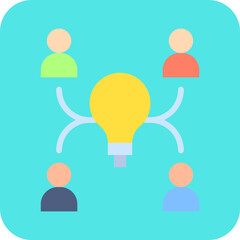 Executive Team single vector illustration icon