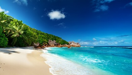 Fototapeta premium Tropical Beach in Seychelles