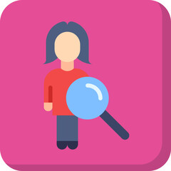 Human Analysis single vector illustration icon