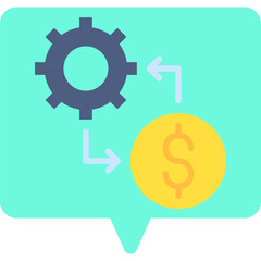 Cost Management single vector illustration icon