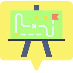 Development Plan single vector illustration icon