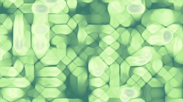 Soft abstract animated background with light green organic glassy textures and fluid shapes suitable for Earth Day nature campaigns or eco friendly design themes with a modern aesthetic touch