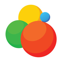 abstract colorful circle