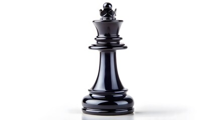 Fototapeta premium Black Chess Queen Piece